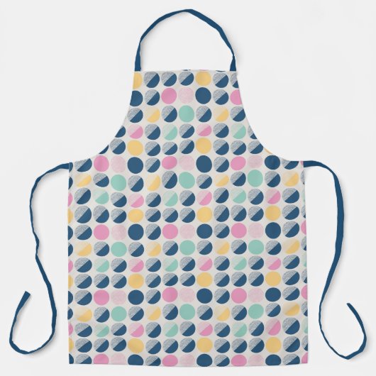 Retro Semi-Circle Patroon Schort (Voorkant)