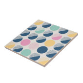 Retro Semi-Circle Patroon Tegeltje (Zijkant)