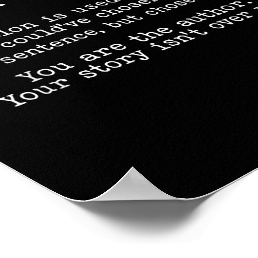 Retro Semicolon Definition Suicide Prevention Awar Poster (Hoek)