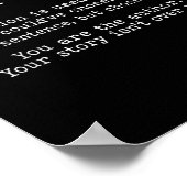 Retro Semicolon Definition Suicide Prevention Awar Poster (Hoek)