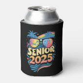 Retro Senior 2025 Klasse van 2025 Afstuderen Blikjeskoeler (Blikje Voorkant)