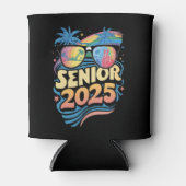 Retro Senior 2025 Klasse van 2025 Afstuderen Blikjeskoeler (Voorkant)