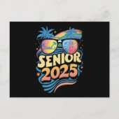 Retro Senior 2025 Klasse van 2025 Afstuderen Briefkaart (Voorkant)