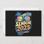 Retro Senior 2025 Klasse van 2025 Afstuderen Kaart (Voorkant)