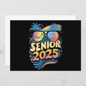 Retro Senior 2025 Klasse van 2025 Afstuderen Kaart (Voorkant / Achterkant)