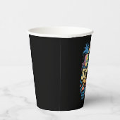 Retro Senior 2025 Klasse van 2025 Afstuderen Papieren Bekers (Rechts)