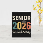 Retro Senior 2026 Afstuderen CL van 2026 We hebben Kaart (Gele Bloem)