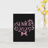 Retro Senior 25 cl van 2025 Afstuderen Coquette Pi Kaart (Gele Bloem)