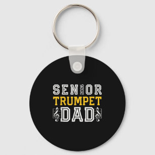 Retro Senior Trompet Dad 2026 Marching Band CL van Sleutelhanger