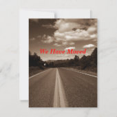 Retro Sepia Highway We hebben de aankondiging van  (Voorkant)