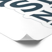 retro Sequoia National Park Giant Sequoia Trees Poster (Hoek)