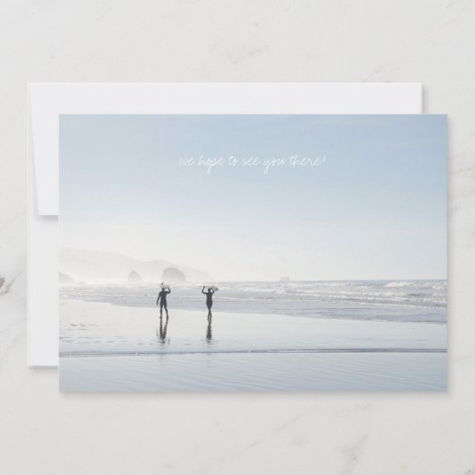 Retro Serif Mosterdgeel Save The Date (Achterkant)