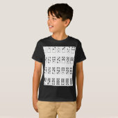 retro-set van dominoes t-shirt (Voorkant volledig)