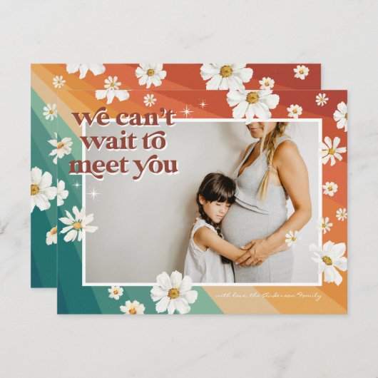 Retro Seventies Boho | Fotozwangerschap (Voorkant / Achterkant)