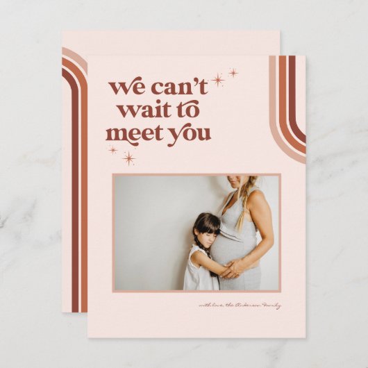 Retro Seventies Boho | Fotozwangerschap (Voorkant / Achterkant)