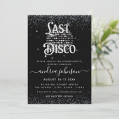 Retro Seventies Laatste Disco Bachelorette Weekend Kaart (Staand voorkant)