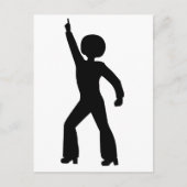 Retro Seventies Man Briefkaart (Voorkant)