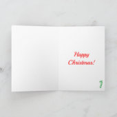 Retro Sexy Pinup Meisje Kunst Kerst Kaart (Binnen)