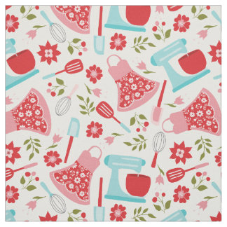 Retro Shabby Chic Kitchen Fabric Stof
