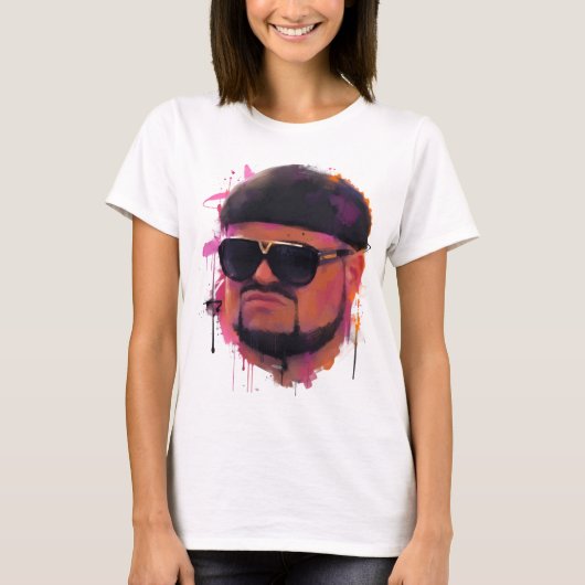 Retro Shades Portret T-Shirt 2 (Voorkant)