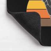 Retro shaka hand surf teken - cool surfer_surf muismat (Hoek)