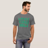 Retro Shamrock Lucky Vibes Only Irish St Patricks T-shirt (Voorkant volledig)