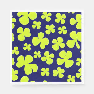 Retro Shamrock Verspreiding Servet