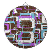 RETRO SHAPES PATTERN DARTBORD (Voorkant)
