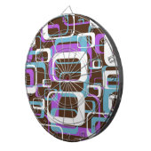 RETRO SHAPES PATTERN DARTBORD (Voorkant Rechts)