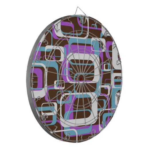 RETRO SHAPES PATTERN DARTBORD (Voorkant Links)