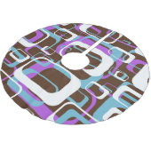 RETRO SHAPES PATTERN KERSTBOOM ROK (Gekanteld)