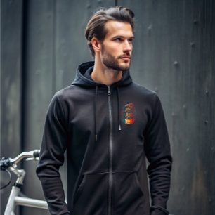 Retro Shark Valley Fietsroute Hoodie