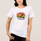 Retro Shark Womens Week End Shirt (Voorkant)