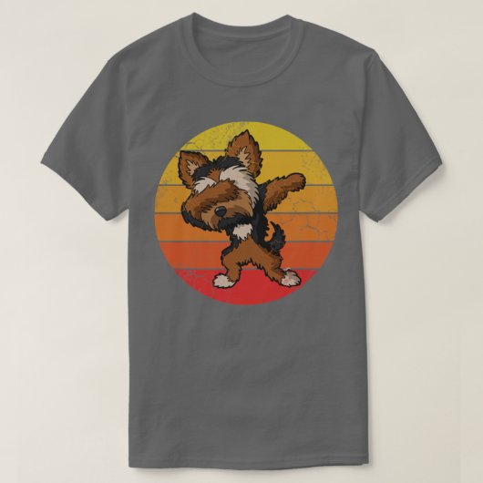 Retro Shih Tzu Dog T-shirt (Design voorkant)