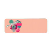 Retro Shiny Brite Kerstversieringen Etiket (Voorkant)