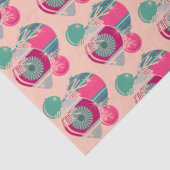 Retro Shiny Brite-ornamenten Kerstmis Tissuepapier (Detail)