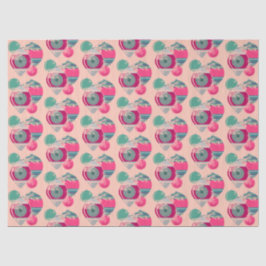 Retro Shiny Brite-ornamenten Kerstmis Tissuepapier