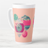 Retro Shiny Brite Ornaments Christmas Latte Mok (Linkerhoek)