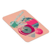 Retro Shiny Brite Ornaments Christmas Magneet (Rechterzijde)