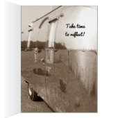 Retro shiny trip camping caravans (Binnen (Rechts))