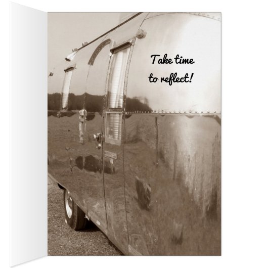 Retro shiny trip camping caravans (Binnen (Rechts))