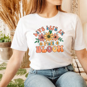Retro Shirt Good Vibes Tshirt Groovy Flowers T-shi