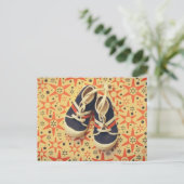 Retro Shoes briefkaart (Staand voorkant)