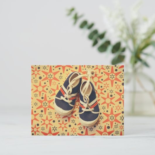 Retro Shoes briefkaart (Staand voorkant)