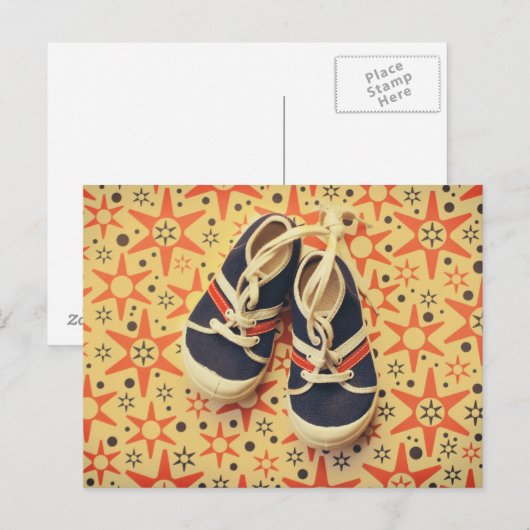 Retro Shoes briefkaart (Voorkant / Achterkant)