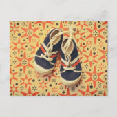 Retro Shoes briefkaart (Voorkant)