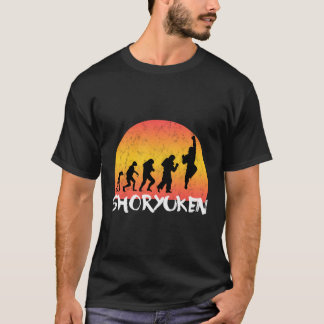 Retro  Shoryuken Fighter Evolution Funny T-shirt