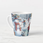 Retro Showman en de Kinder Christmas Latte Mok (Linkerhoek)