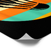 Retro Shuttle Badminton  Poster (Hoek)