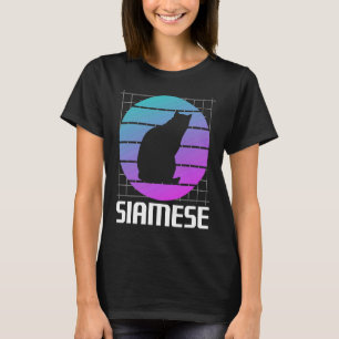 Retro Siamese Cat T-shirt